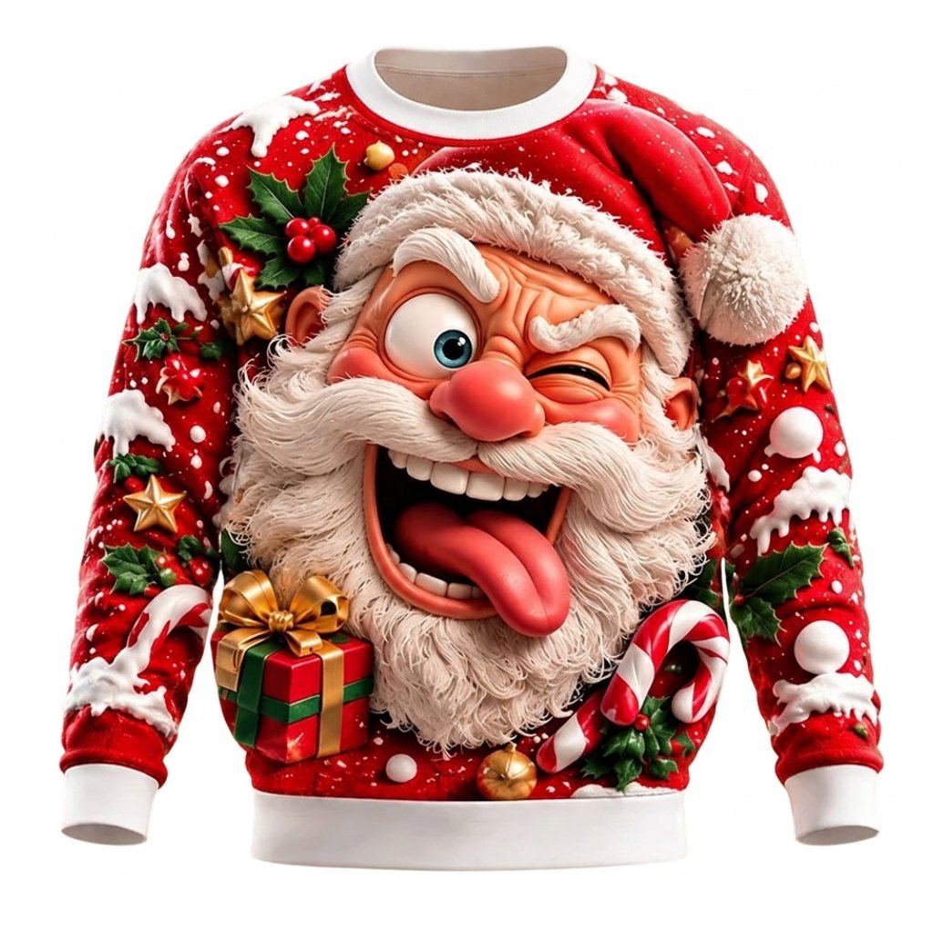 Men's Santa Claus Cozy Crewneck Sweatshirt