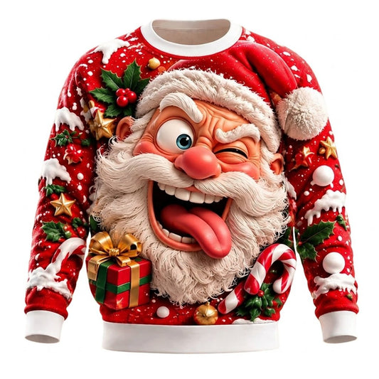 Men's Santa Claus Cozy Crewneck Sweatshirt