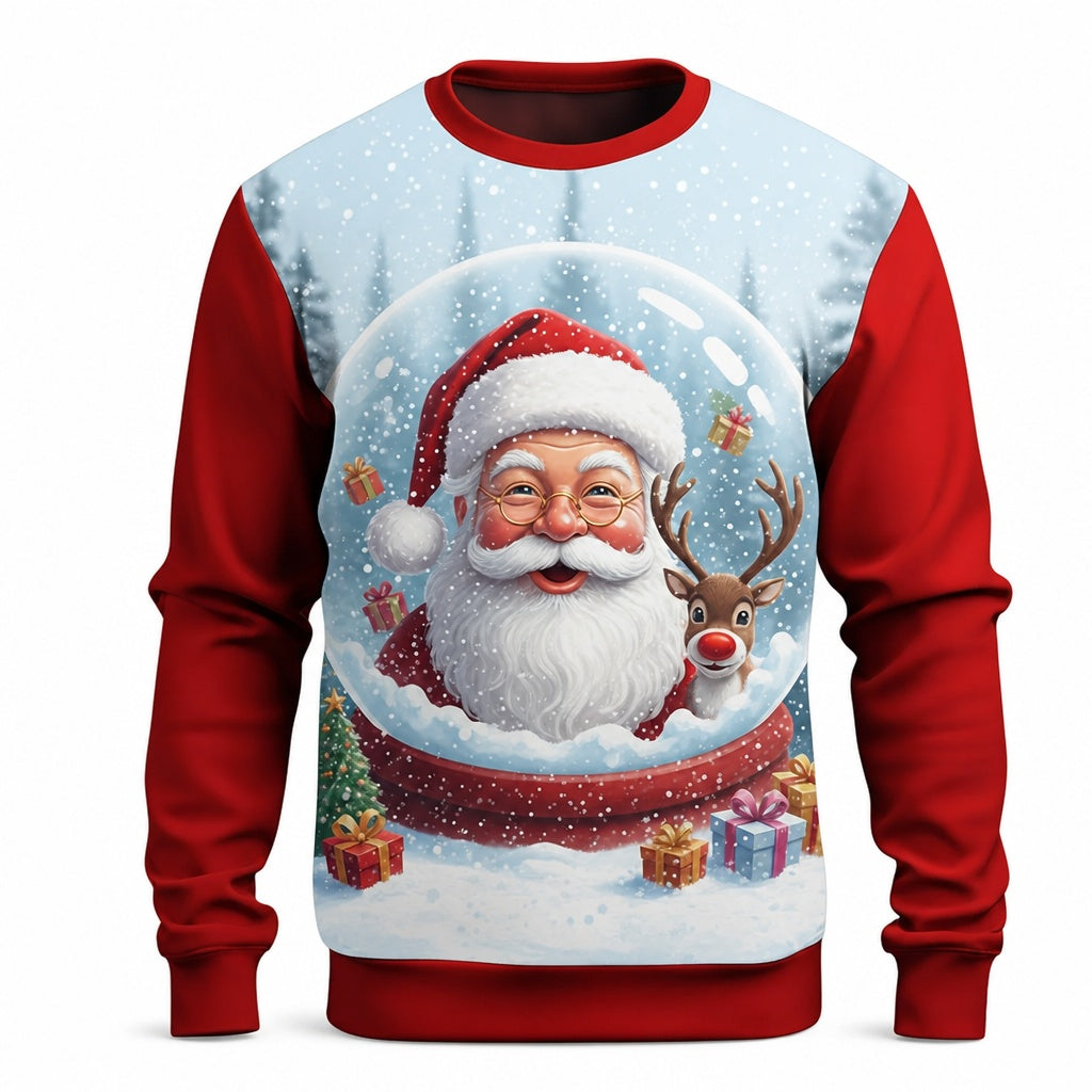 Men's Christmas Santa Relaxed Sweatshirt