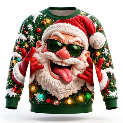 Men's Santa Claus Holiday Crewneck Sweatshirt