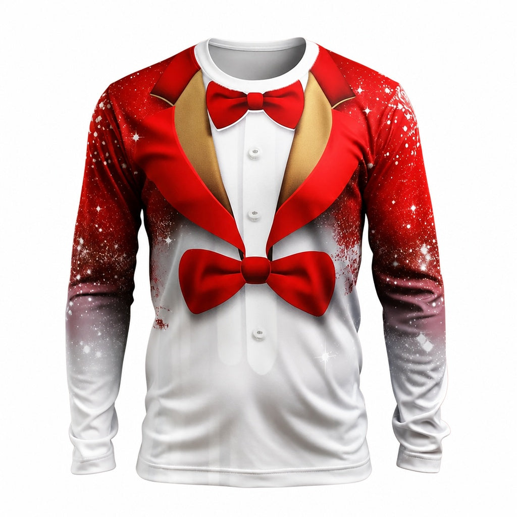 Men's Graphic Christmas Pattern Tee