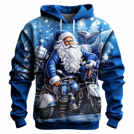 Christmas Santa Festive Holiday Cool Hoodie