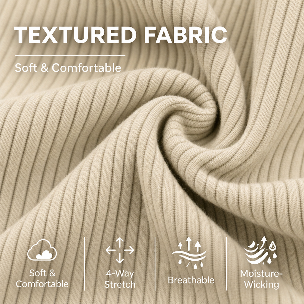 Colorblock Corduroy Quarter Zip Sweatshirt