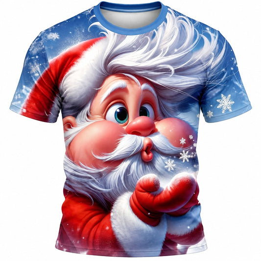 Men's Christmas Santa Designer Party Tee