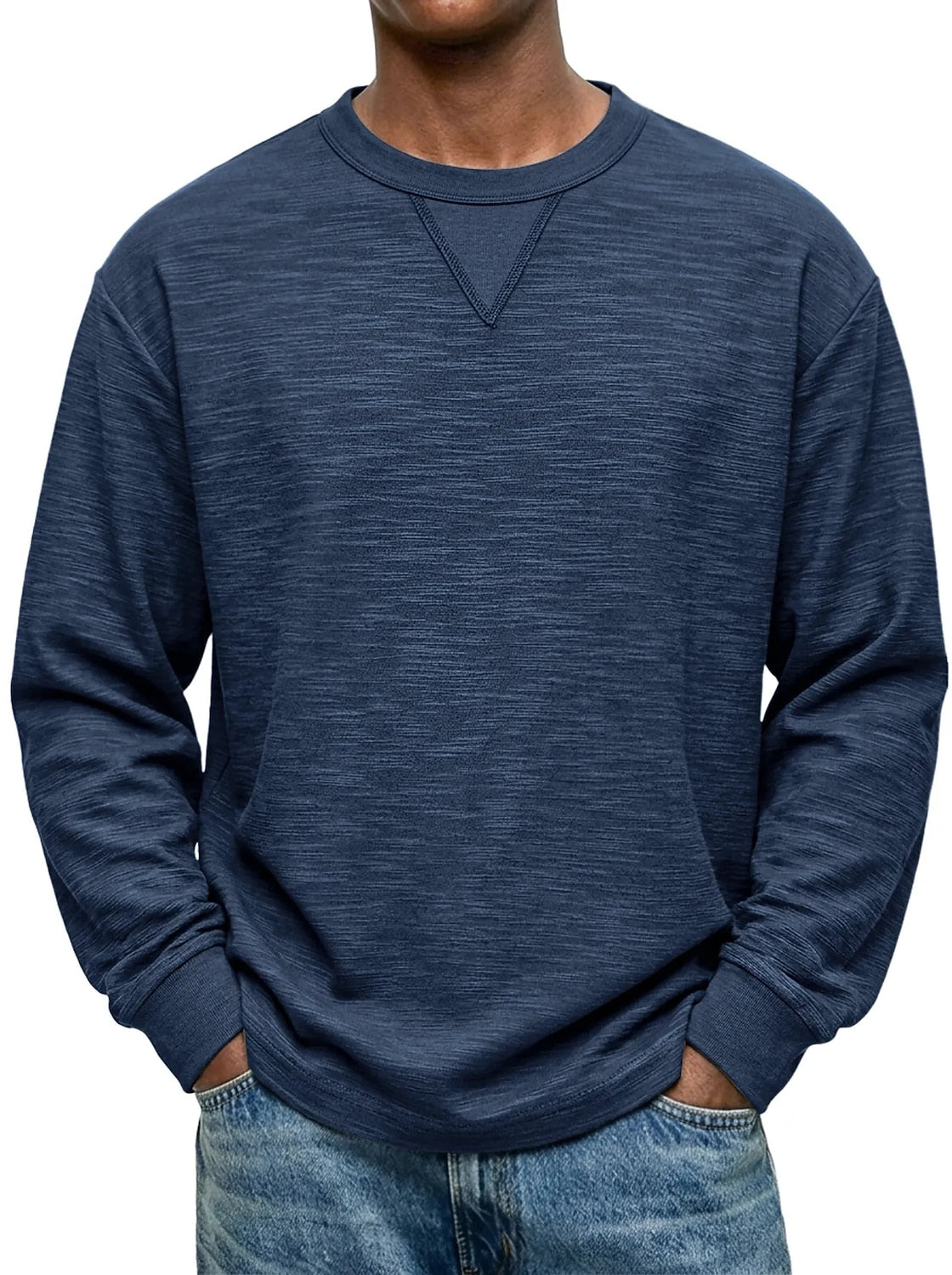 Cozy Crewneck Casual Long Sleeve T-shirts