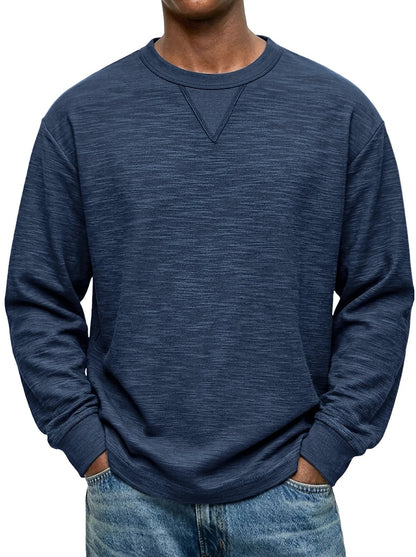 Cozy Crewneck Casual Long Sleeve T-shirts