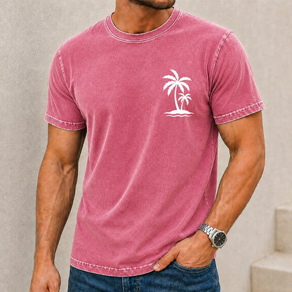 Broken-In 100% Cotton Palm Tree Tee