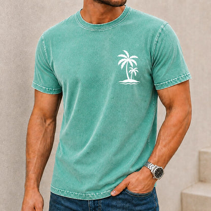 Broken-In 100% Cotton Palm Tree Tee