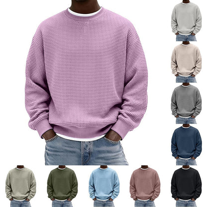 Men's Waffle Crewneck Sweatshirt