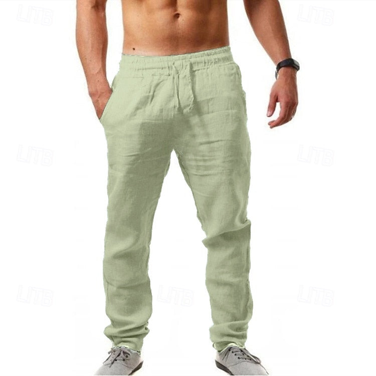 Cotton Linen Pants - Baggy, Soft, Breathable Summer Pants