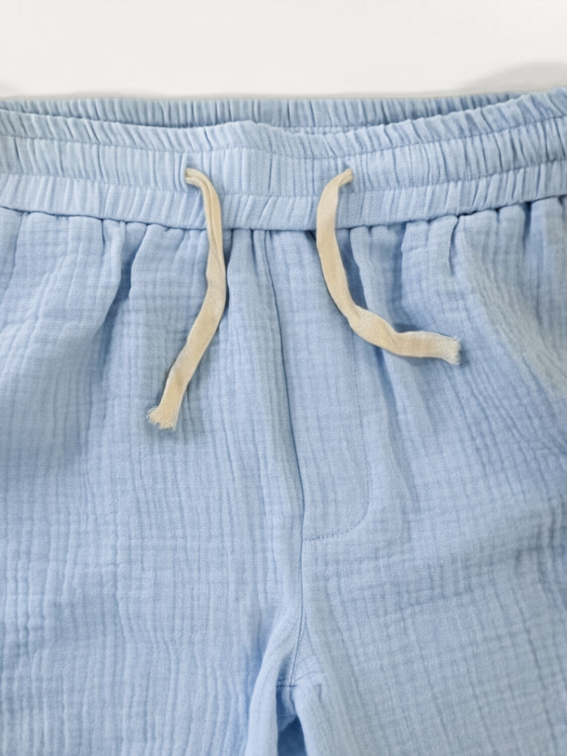 Men's Colorblock Linen Shorts-Comfortable Everyday Summer Shorts