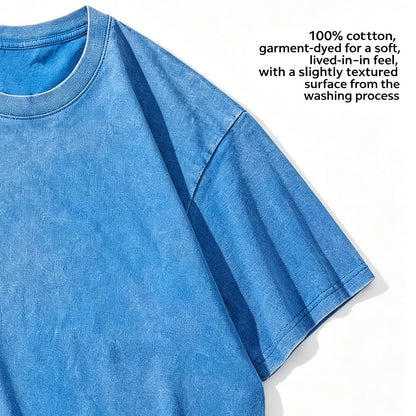 Funny Washed Cotton Graphic Tee