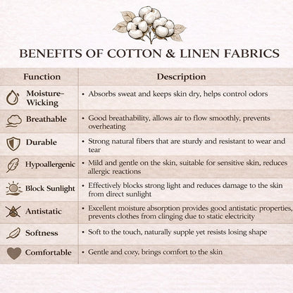 Men's Cotton Linen Pants - Light, Comfortable & Casual