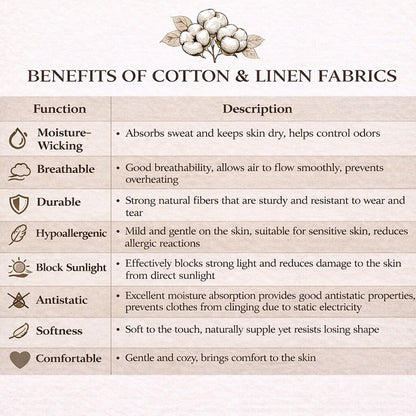 Breathable Cotton Linen Shirt