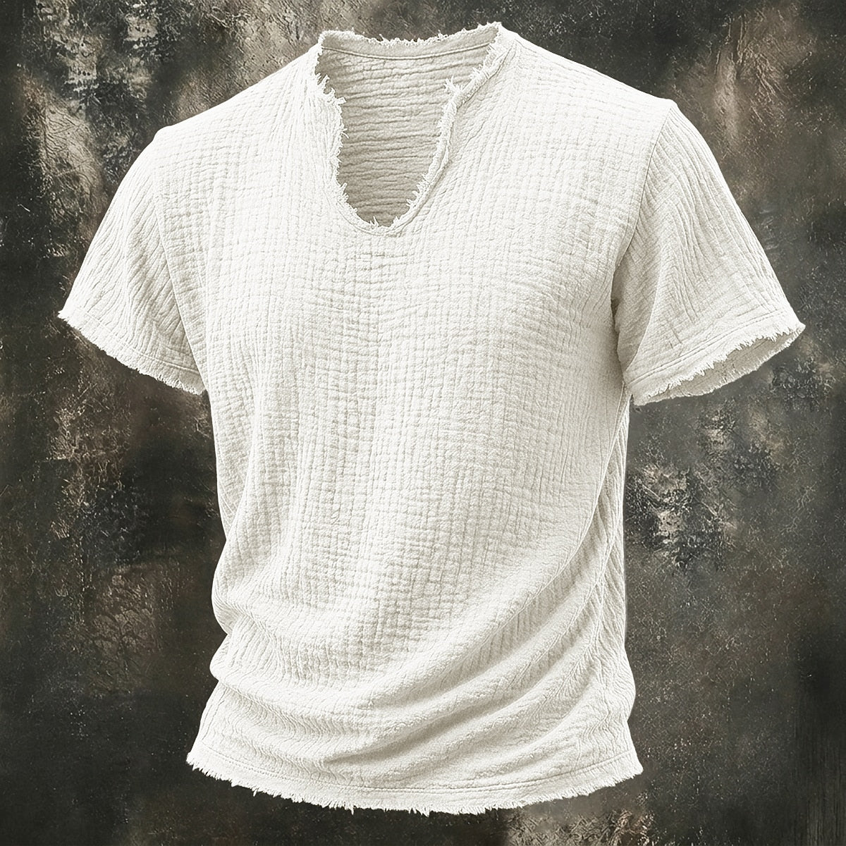 Vintage 100% Cotton Linen T-shirt