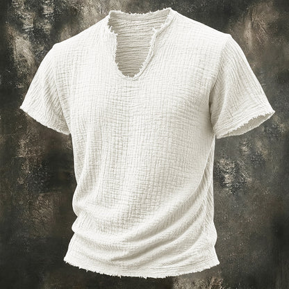 Vintage 100% Cotton Linen T-shirt