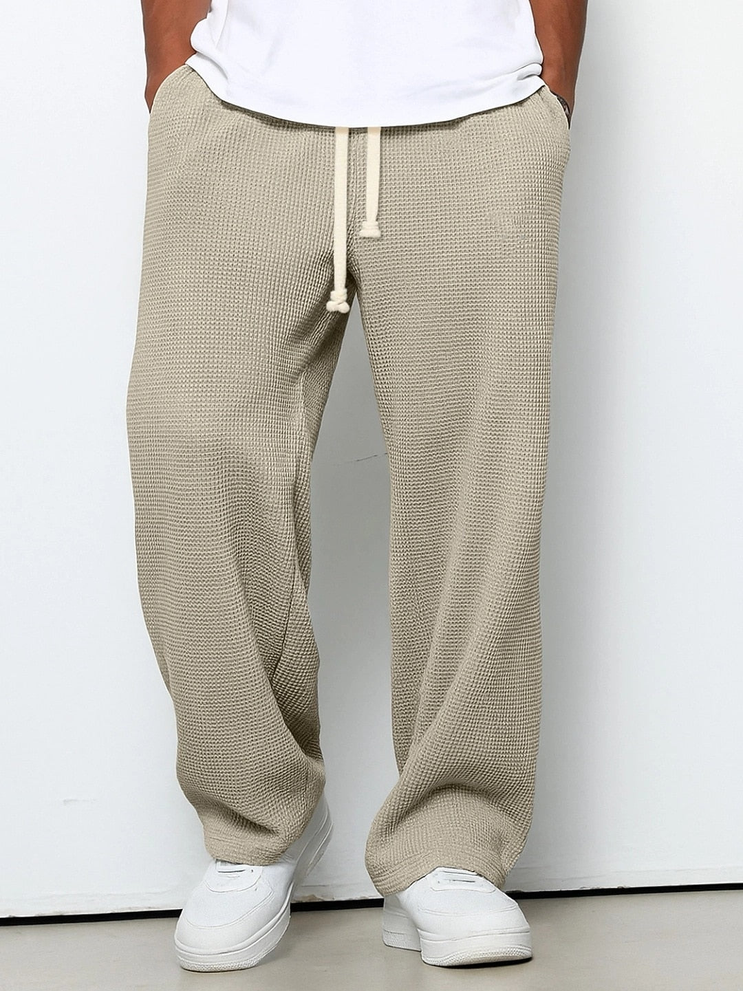 Men's Casual Waffle Pants -Daily Outdoor Sports Wear