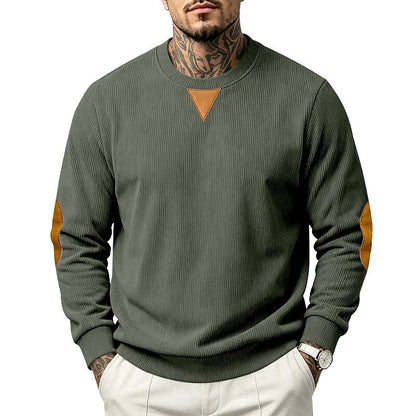 Soft Textured Corduroy Sweatshirt