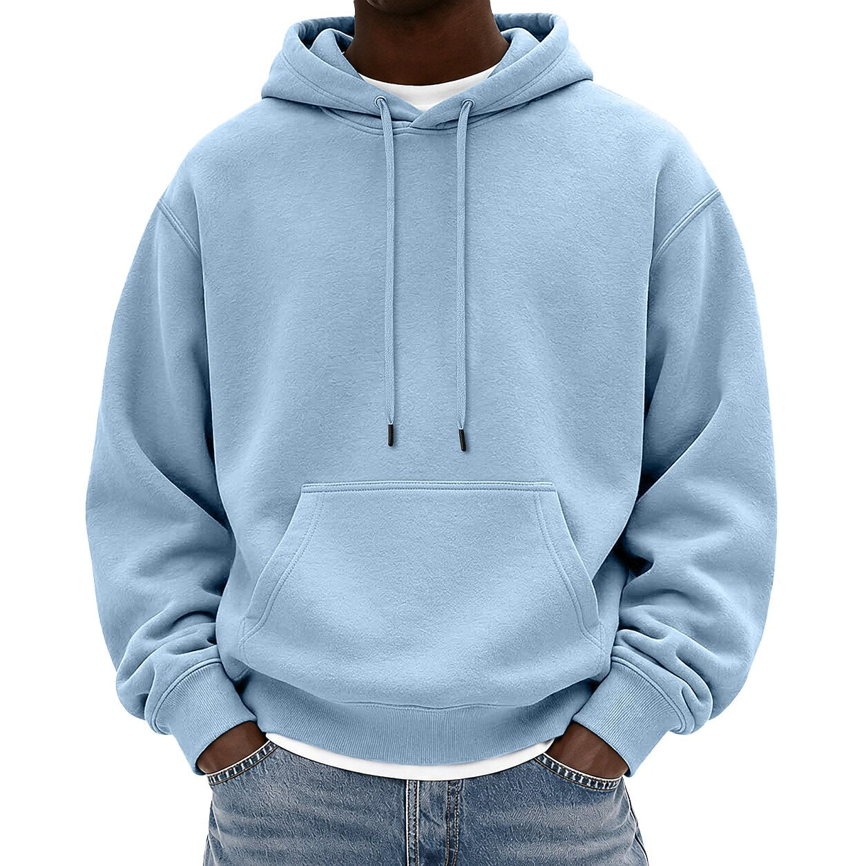 Comfort Pocketed Cotton Hoodie