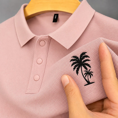 100% Cotton Pique Knit Polo Shirt