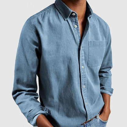 Long Sleeve Button Up Cotton Shirt