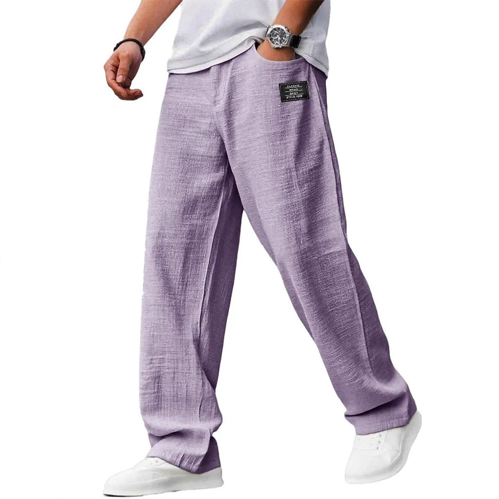Baggy Cotton Linen Pants - Soft, Breathable, Summer Casual