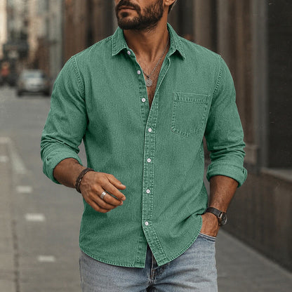 Soft Washed Cotton Casual Shirt