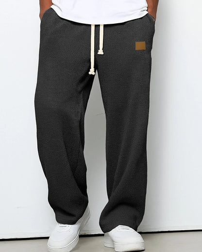 Men's Waffle Drawstring Sweatpants