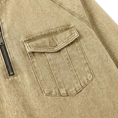 Premium Broken-in Cotton Henley Shirt