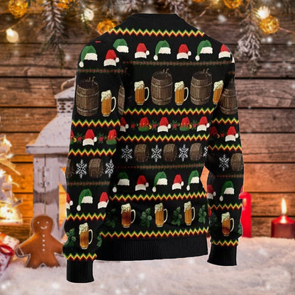 Christmas Elk Festive Holiday Printed Hoodie