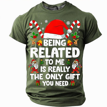 Men's Funny Gift Christmas Graphic T-Shirt
