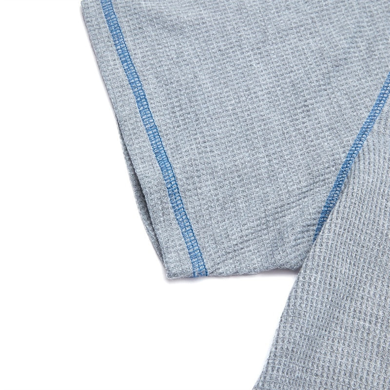 Men's Waffle V-neck T-Shirt
