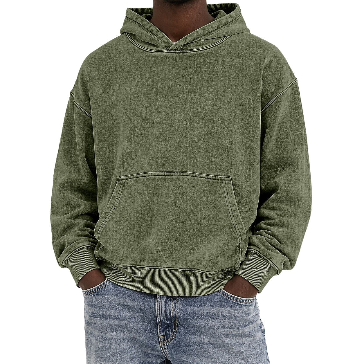 Broken-In Washed Cotton Hoodie