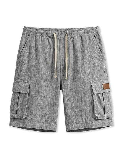 2-Pack Linen Shorts with Pockets