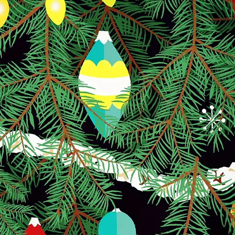 Christmas Tree Costume Casual Button Shirt