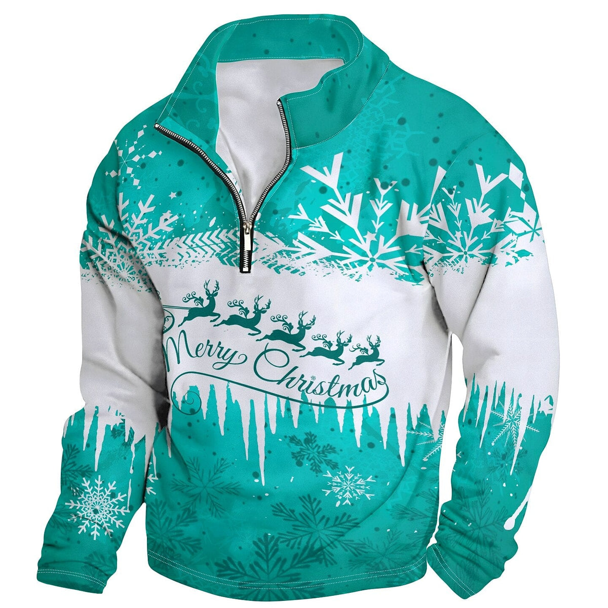 Christmas Festive Print Sweatshirt