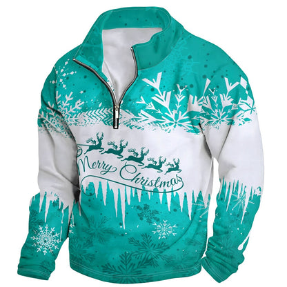 Christmas Festive Print Sweatshirt