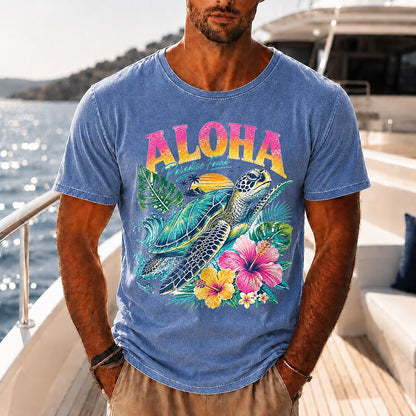 Vintage Washed Cotton Tortoise Tee