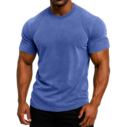 Broken-In Washed Cotton Crewneck Tee