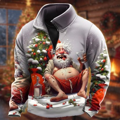 Christmas Santa Claus Festive Winter Sweatshirt