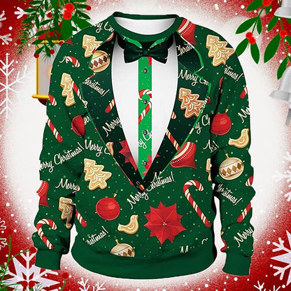 Ugly Christmas Festive Graphic Sweatshirt