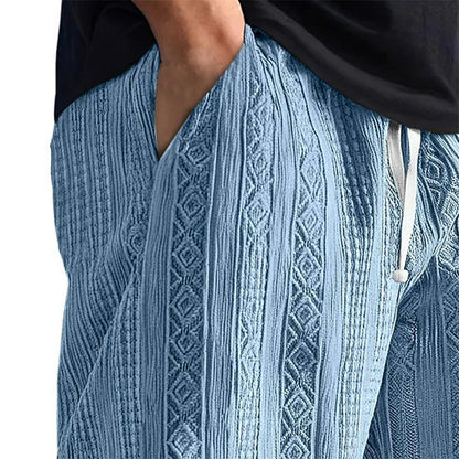 Men's Jacquard Textured Shorts