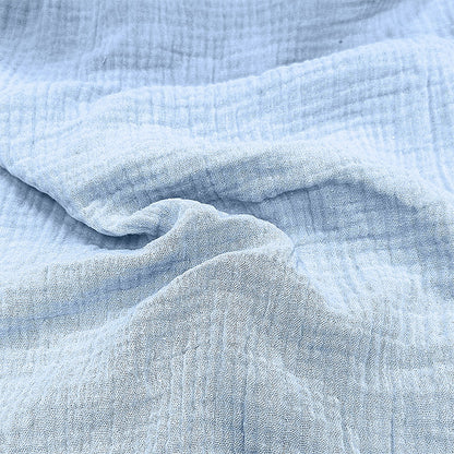 Cotton Linen Shorts with Elastic Waist and Pockets