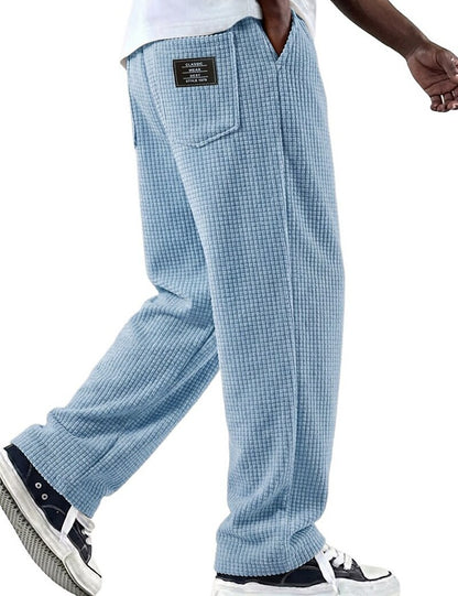 Classic Waffle Knit  Pocketed Pants