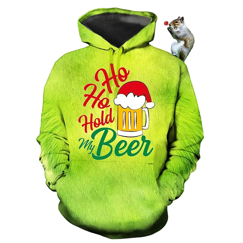 Christmas Beer Festive Holiday Classic Hoodie