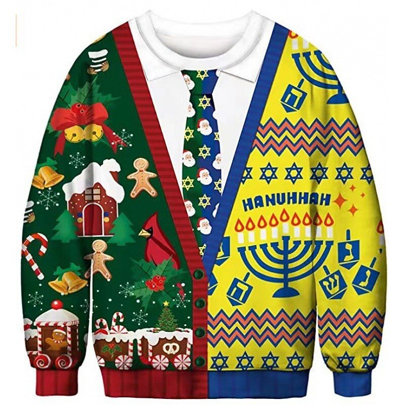 Christmas Gingerbread Bells Graphic Sweatshirt