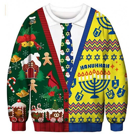 Christmas Gingerbread Bells Graphic Sweatshirt