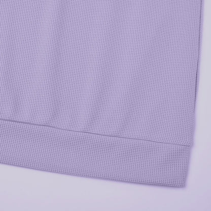 Textured Waffle Polo Shirts