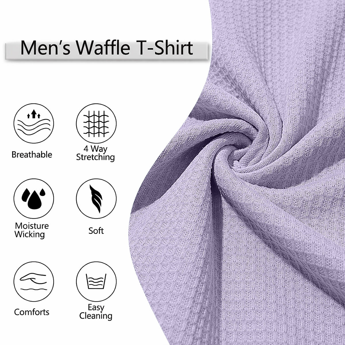 Men's Basic Waffle T-Shirt