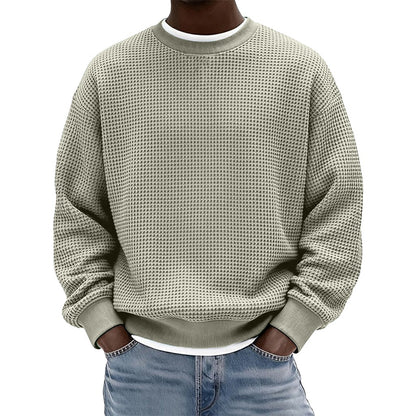 Men's Waffle Crewneck Sweatshirt